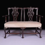 GEORGIAN STYLE TWO SEATTER CHAIR - REF No. 8034