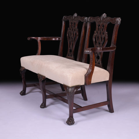 GEORGIAN STYLE TWO SEATTER CHAIR - REF No. 8034
