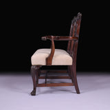 GEORGIAN STYLE TWO SEATTER CHAIR - REF No. 8034
