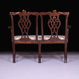 GEORGIAN STYLE TWO SEATTER CHAIR - REF No. 8034