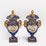 PAIR OF 19TH CENTURY COALPORT VASES - REF No. 169