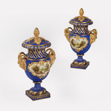 PAIR OF 19TH CENTURY COALPORT VASES - REF No. 169