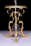 A FINE FRENCH ORMOLU TELESCOPIC STANDARD LAMP - REF No. 1014