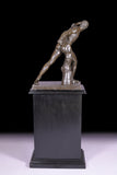 A SUPERB 19TH CENTURY BRONZE OF THE BORGHESE GLADIATOR - REF No. 1064