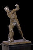 A SUPERB 19TH CENTURY BRONZE OF THE BORGHESE GLADIATOR - REF No. 1064