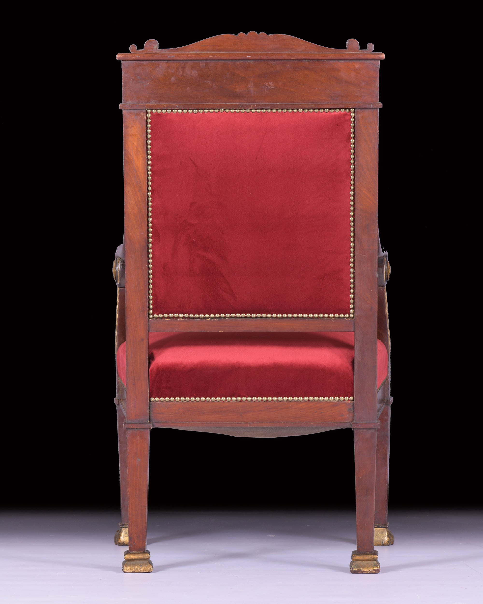 PAIR OF FRENCH EMPIRE ARMCHAIRS ATTRIBUTED TO JACOB-DESMALTER    - REF No. 8023