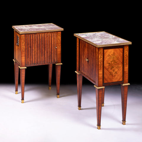 PAIR OF 19TH CENTURY BEDSIDE CABINETS - REF No. 4067