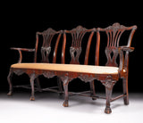 A 19TH CENTURY SETTEE BY BUTLER OF DUBLIN - REF No. 8006