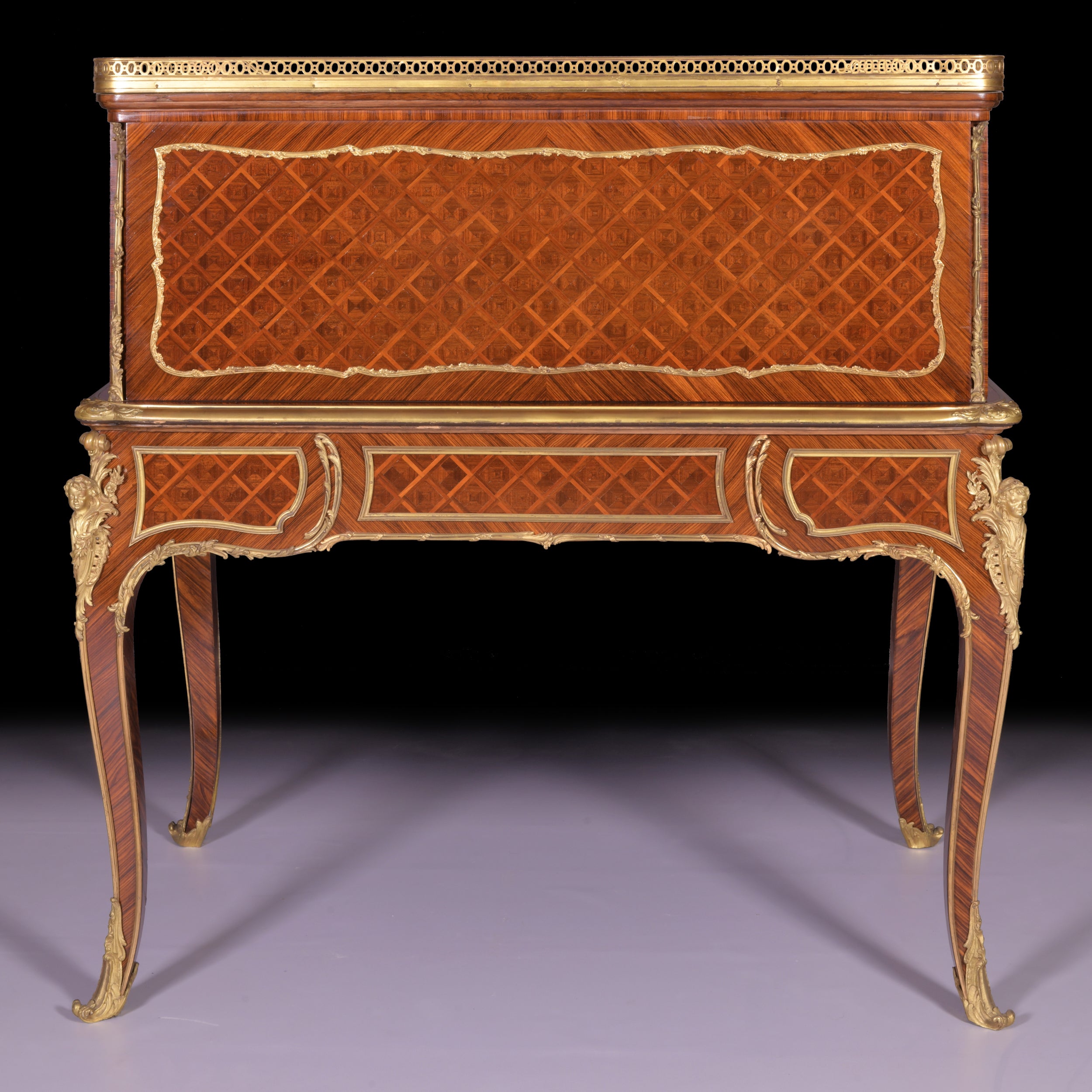 AN EXCEPTIONAL 19TH CENTURY FRENCH ROLL TOP DESK - REF No. 3007