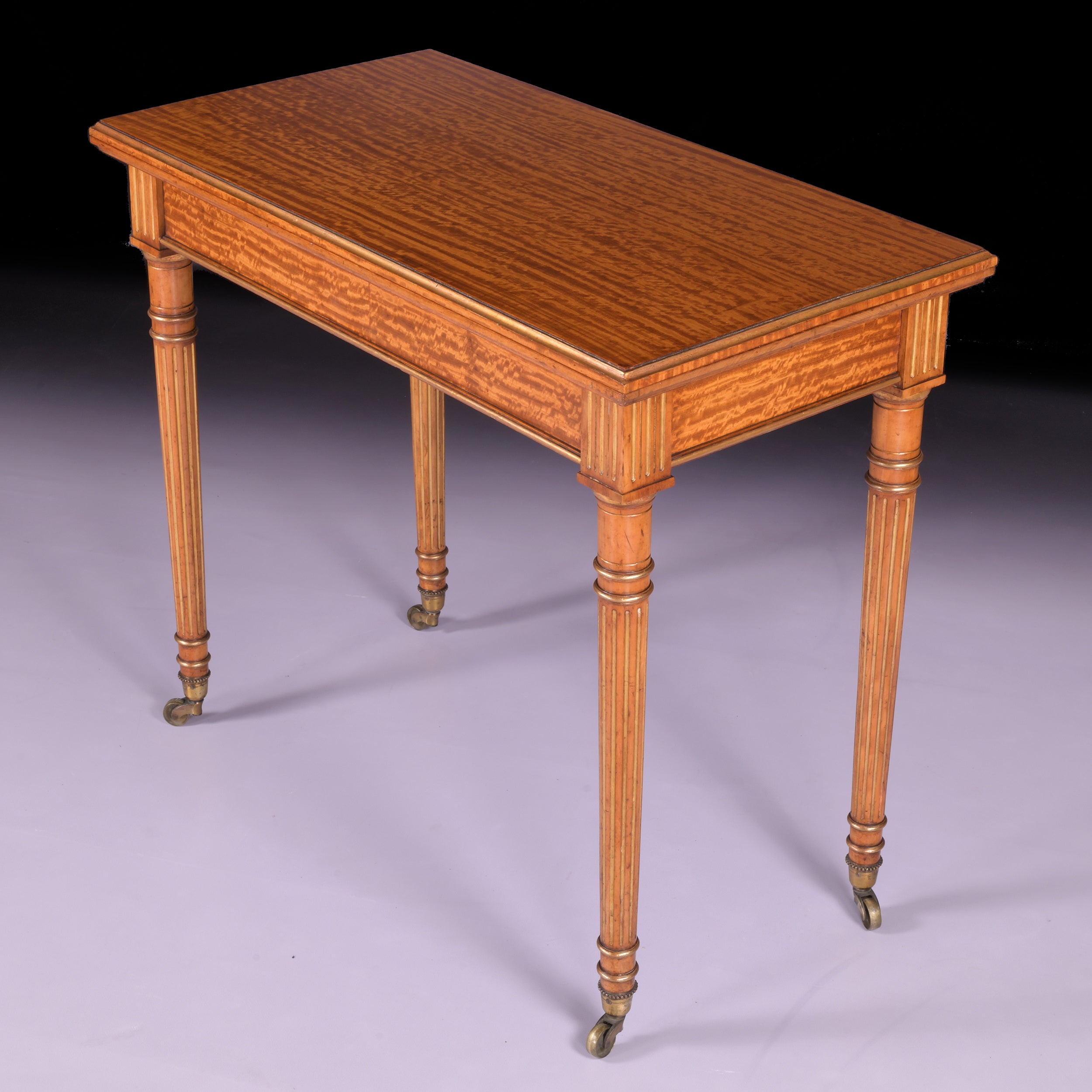 A MAGNIFICENT CARD TABLE BY HOLLAND & SONS - REF No. 9009