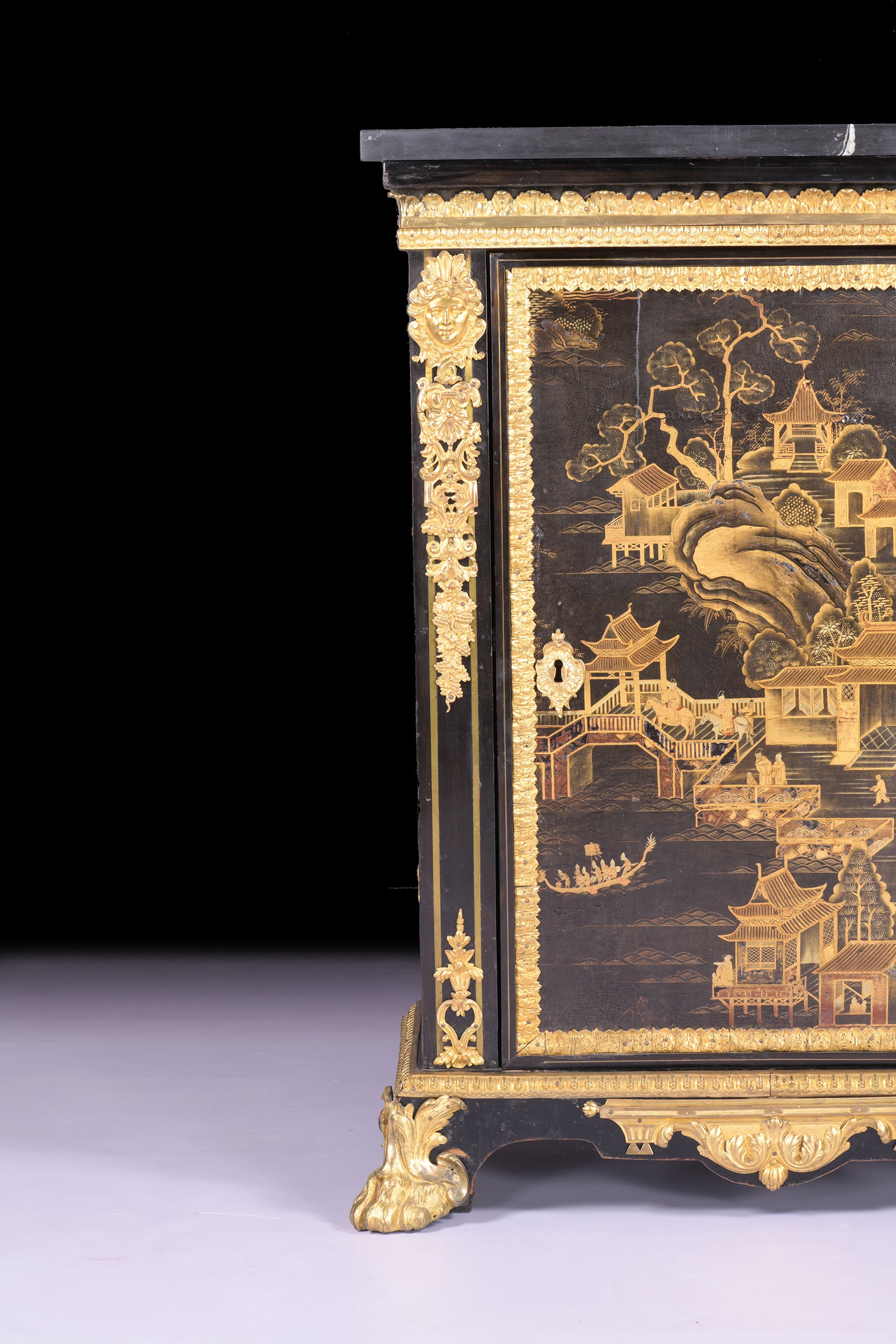ORMOLU MOUNTED CHINOSERIE SIDE CABINET - REF No. 4039