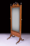A STUNNING PAIR OF 19TH CENTURY CHEVAL MIRRORS IN THE MANNER OF WILLIAM MOORE - REF No. 6009