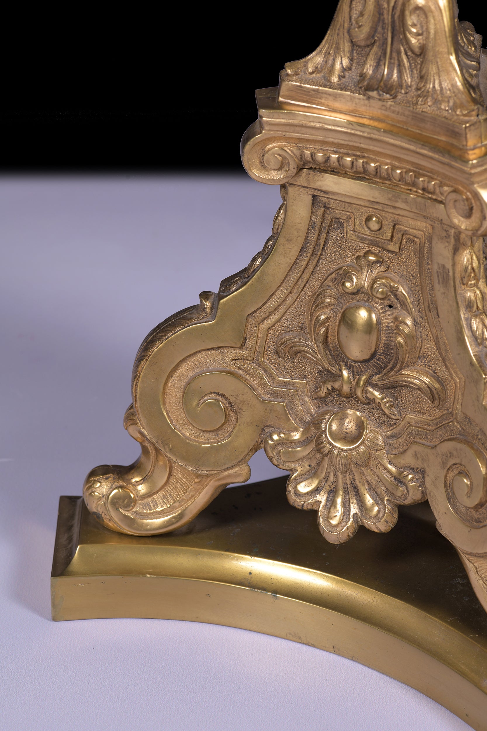 A MAGNIFICENT PAIR OF ORMOLU CANDELABRA LAMPS IN THE LOUIS XV TASTE - REF No.1005