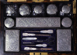 A STUNNING 19TH CENTURY LADY`S VANITY BOX - REF No. 168
