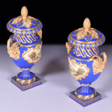 PAIR OF 19TH CENTURY COALPORT VASES - REF No. 169