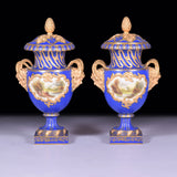 PAIR OF 19TH CENTURY COALPORT VASES - REF No. 169