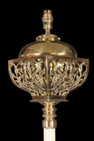 A STUNNING 19TH CENTURY BRASS STANDARD LAMP - REF No. 1010