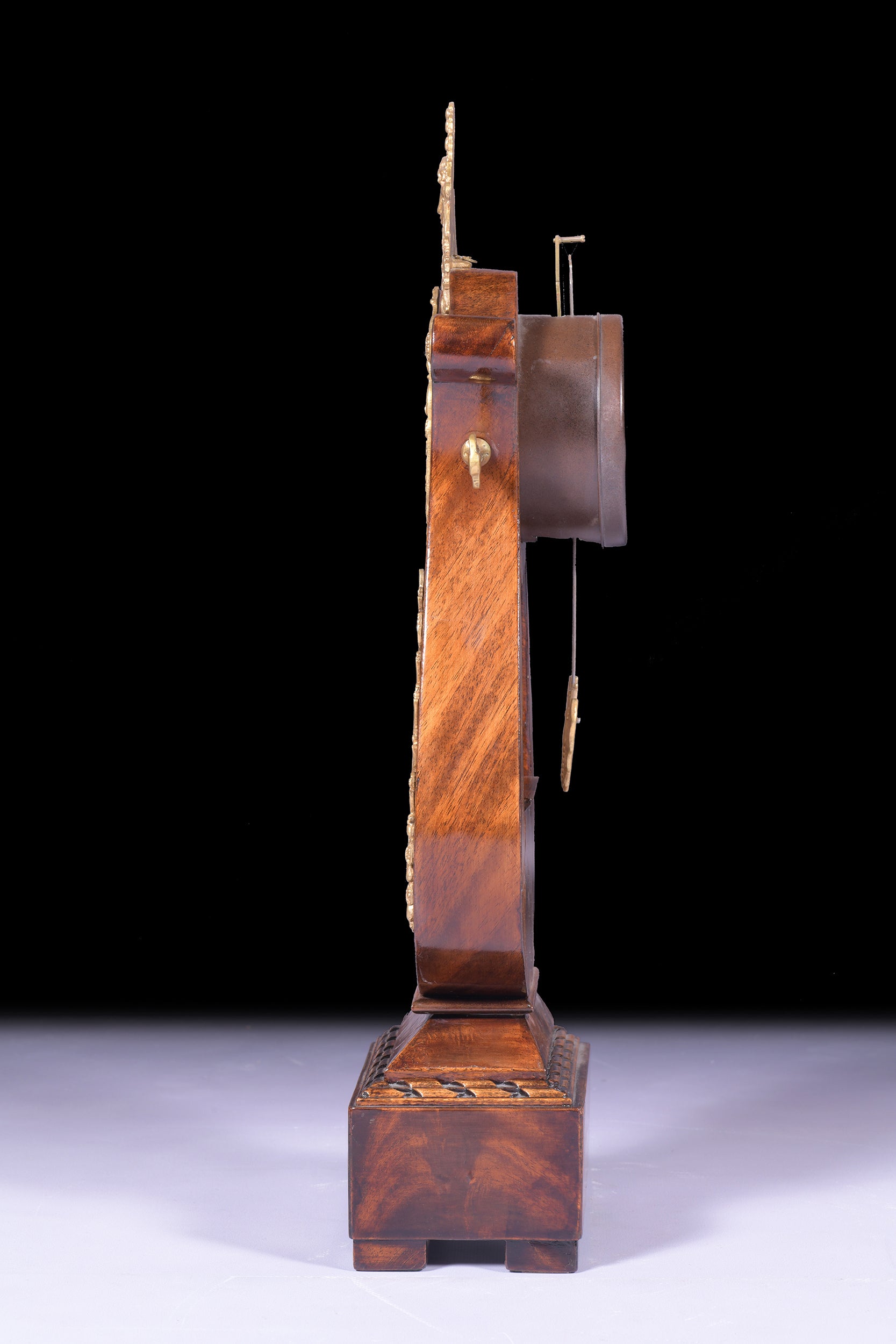 FRENCH LYRE MANTLE CLOCK BY PONDS OF PARIS - REF No. 118