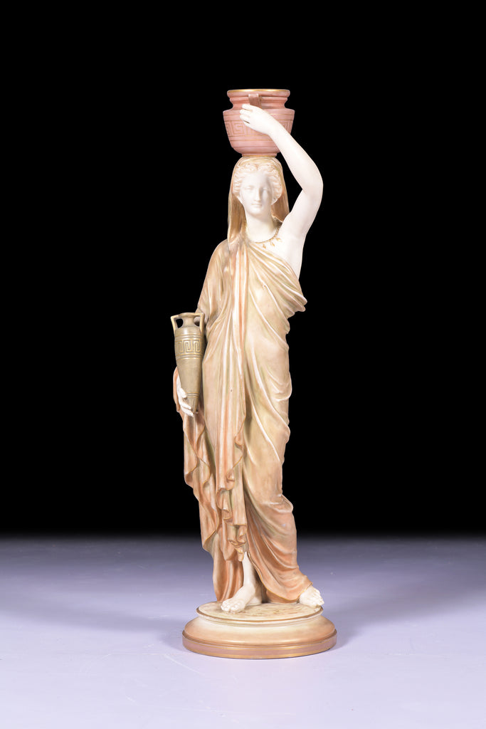 ROYAL WORCESTER FIGURE OF A GRECIAN WATER CARRIER -REF No. 180