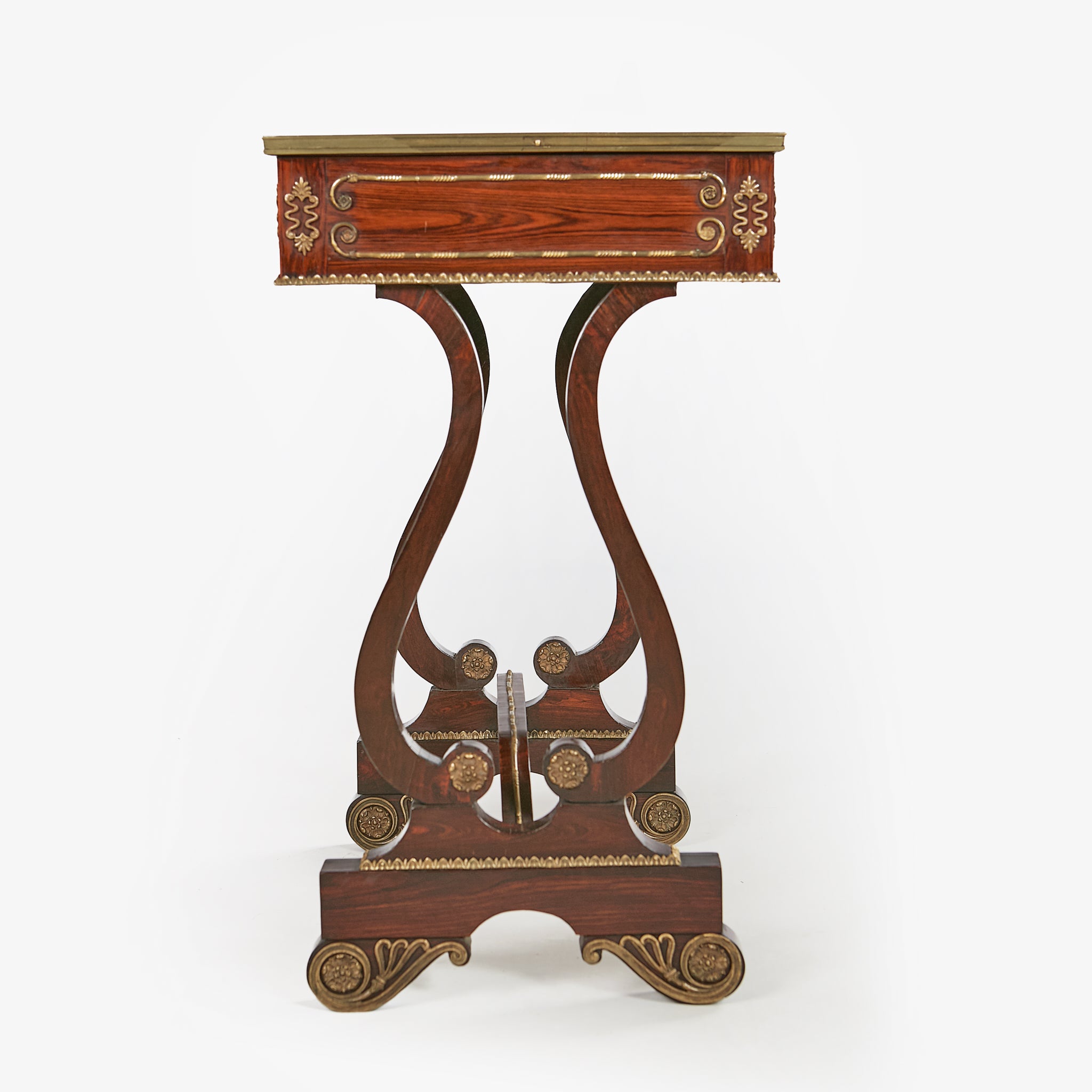 A SUPERB REGENCY ROSEWOOD SIDE TABLE - REF No. 9057