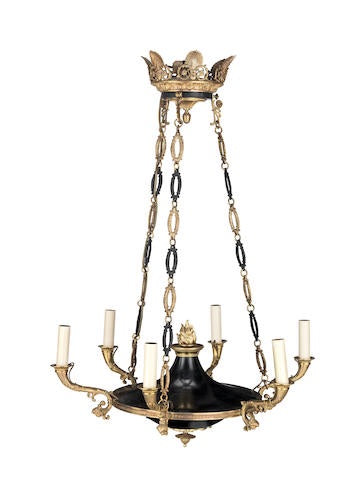 A SUPERB LATE 19TH CENTURY COLZA STYLE CHANDELIER - REF No. 173