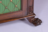 A FREESTANDING BOOKCASE STAMPED WILLIAMS & GIBTON OF DUBLIN - REF No. 4026