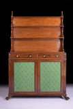 A FREESTANDING BOOKCASE STAMPED WILLIAMS & GIBTON OF DUBLIN - REF No. 4026